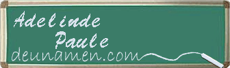 Adelinde Paule Visitenkarte